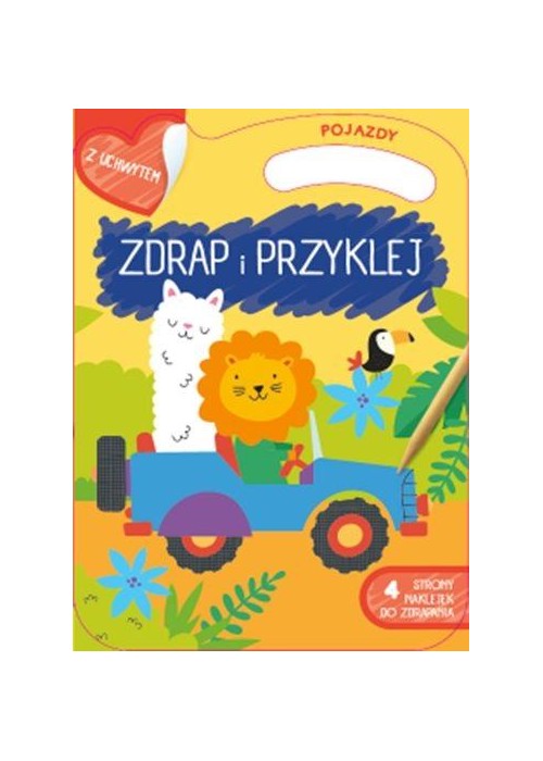 Zdrapywanki z rączką. Pojazdy