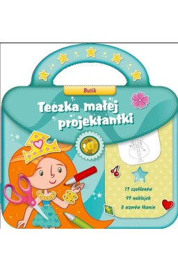 Teczka małej projektantki turkus 2. Butik