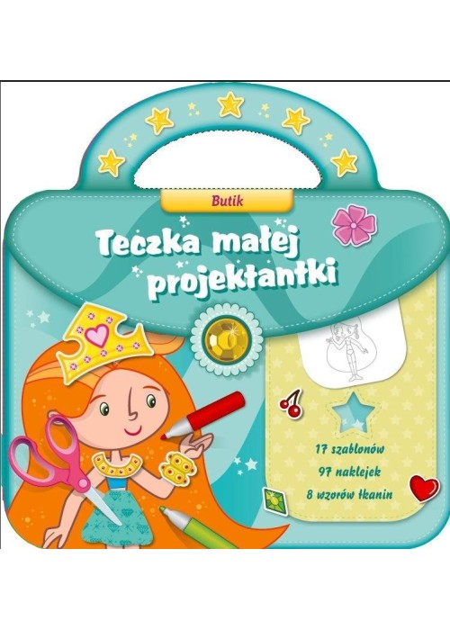 Teczka małej projektantki turkus 2. Butik