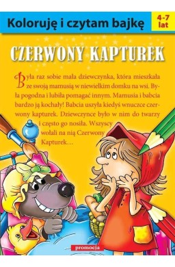 Koloruję i czytam bajkę - Czerwony Kapturek
