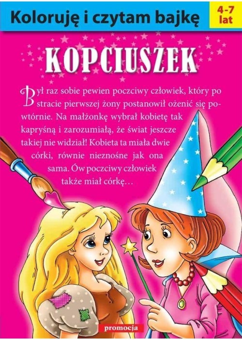 Koloruję i czytam bajkę - Kopciuszek
