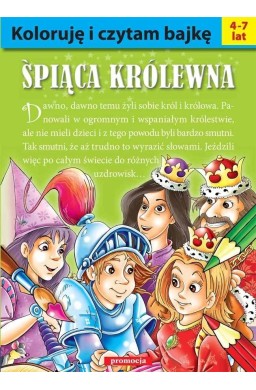 Koloruję i czytam bajkę - Śpiąca królewna