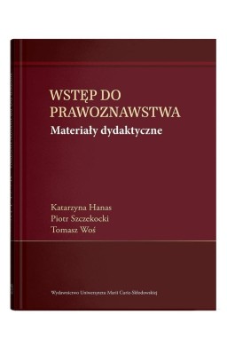 Wstęp do prawoznawstwa. Materiały dydaktyczne