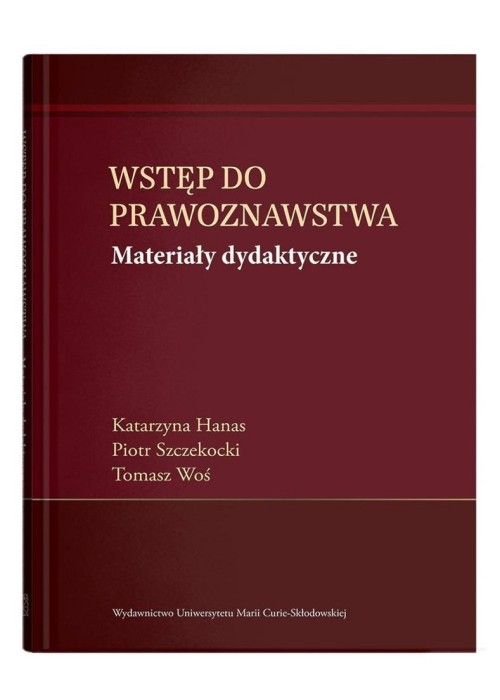 Wstęp do prawoznawstwa. Materiały dydaktyczne