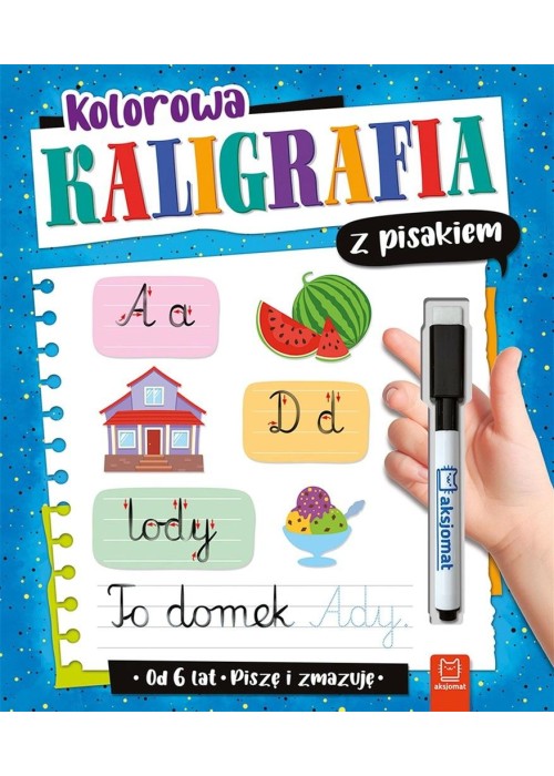 Kolorowa kaligrafia z pisakiem