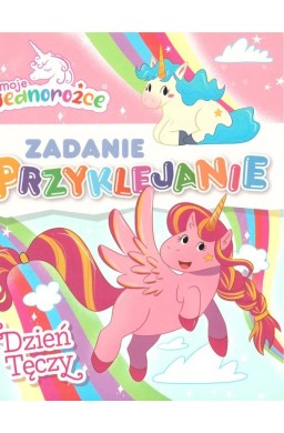 Moje Jednorożce. Zadanie przyklejanie. Dzień Tęczy
