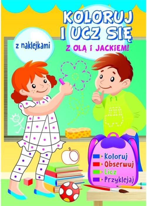 Koloruj i ucz się z Olą i Jackiem!