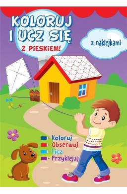 Koloruj i ucz się z pieskiem!