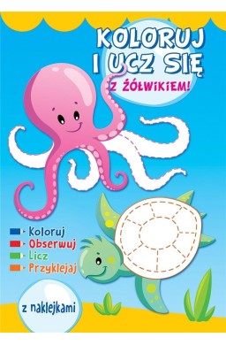Koloruj i ucz się z żółwikiem!