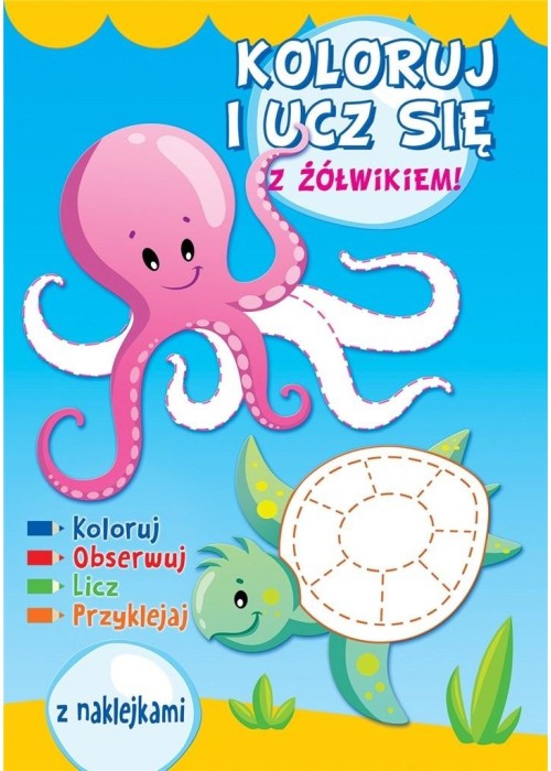Koloruj i ucz się z żółwikiem!