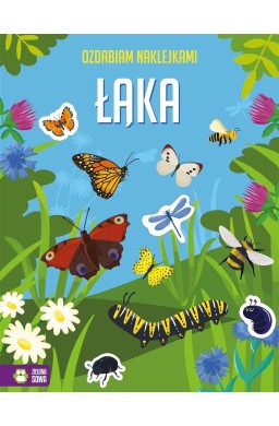 Ozdabiam naklejkami. Łąka
