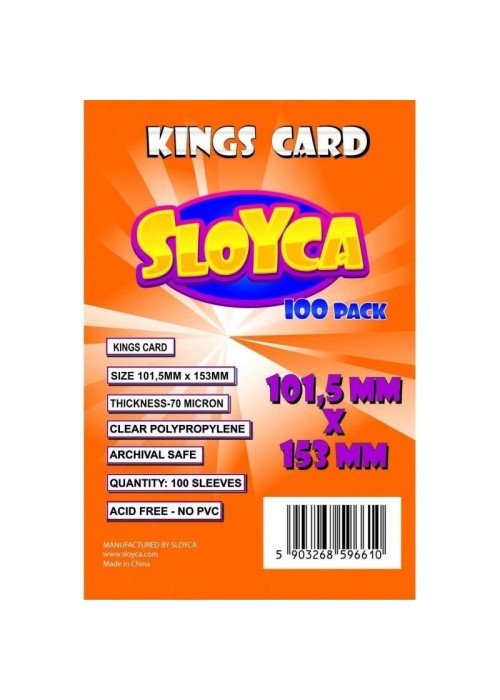 Koszulki Kings Card 101,5x153mm (100szt) SLOYCA