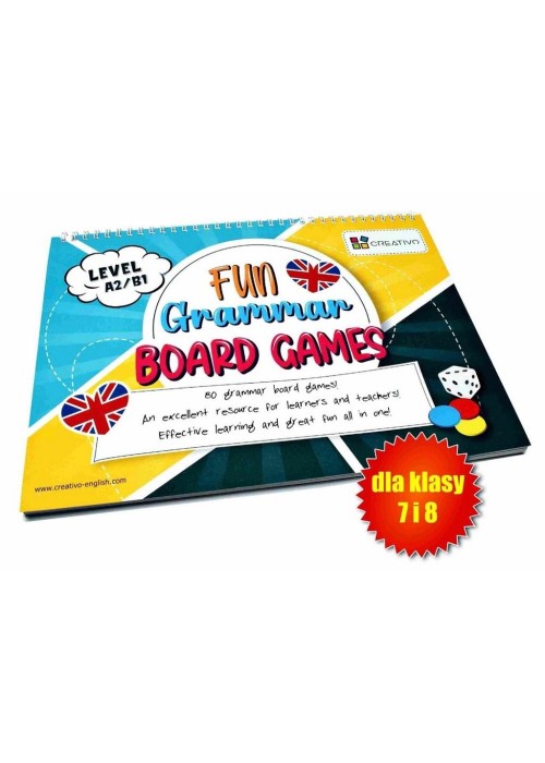 Fun Grammar Board Games Level A2/B1 CREATIVO