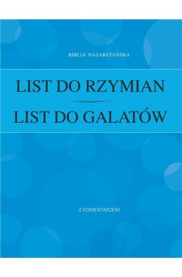 List do Rzymian / List do Galatów