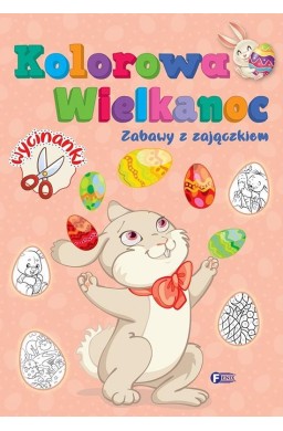 Kolorowa Wielkanoc Zabawy z zajączkiem