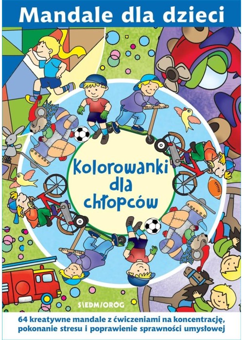 Mandale dla dzieci. Kolorowanki dla chłopców Mandale dla dzieci. Kolorowanki dla chłopców