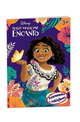 Disney Encanto. Kolorowanka z naklejkami