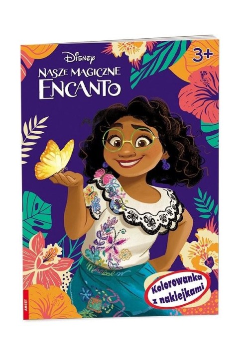 Disney Encanto. Kolorowanka z naklejkami