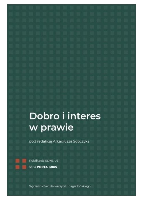 Dobro i interes w prawie