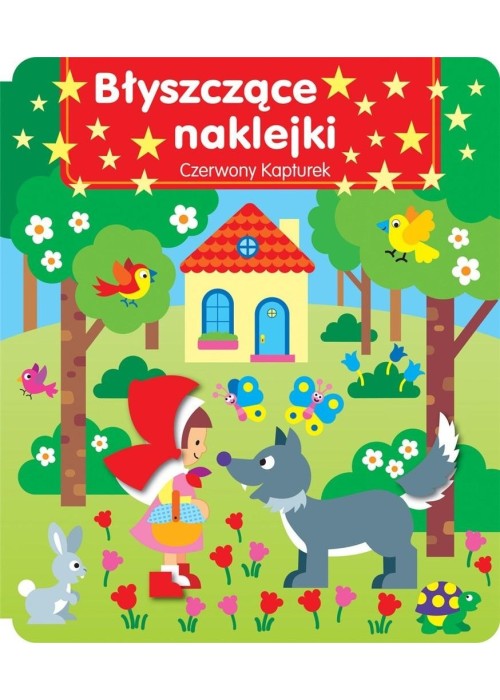 Błyszczące naklejki. Czerwony Kapturek