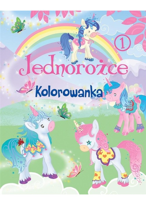 Jednorożce. Kolorowanka