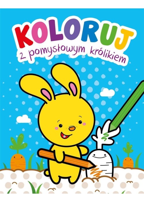 Koloruj z pomysłowym królikiem