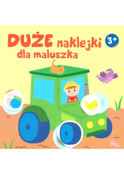 Duże naklejki dla maluszka 3+ - Traktor