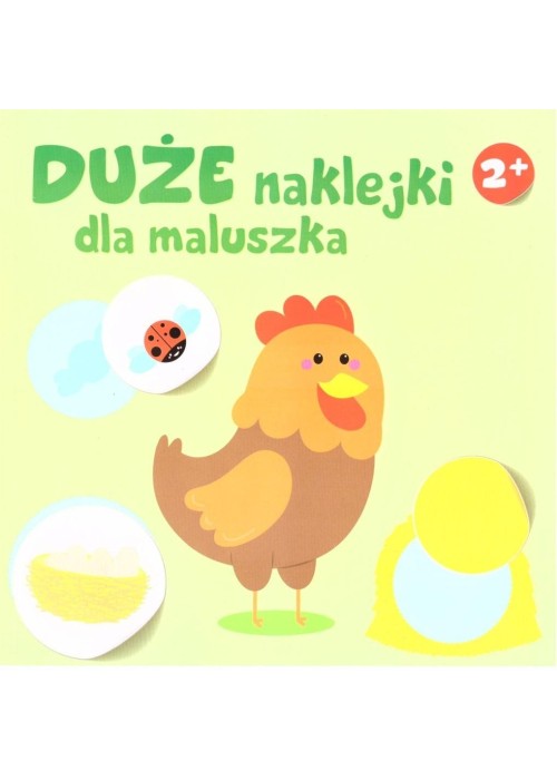 Duże naklejki dla maluszka 2+ - Kura