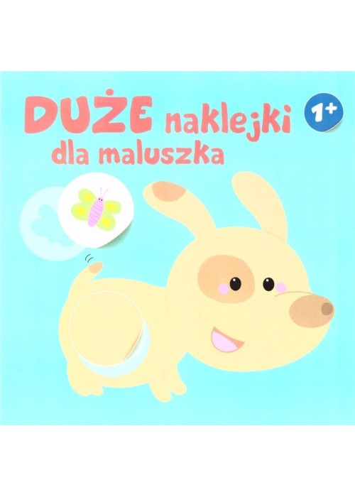 Duże naklejki dla maluszka 1+ - Piesek