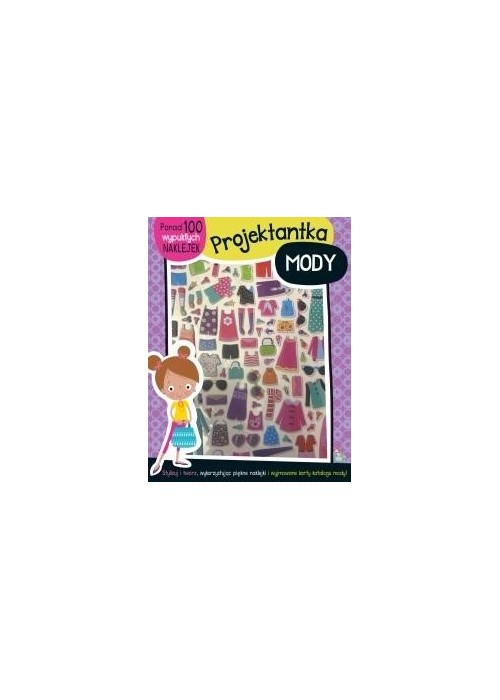 Projektantka mody - 100 wypukłych naklejek Projektantka mody - 100 wypukłych naklejek