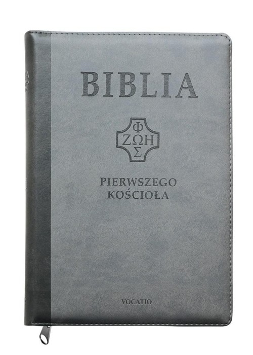 Biblia pierwszego Kościoła szara z paginatorami