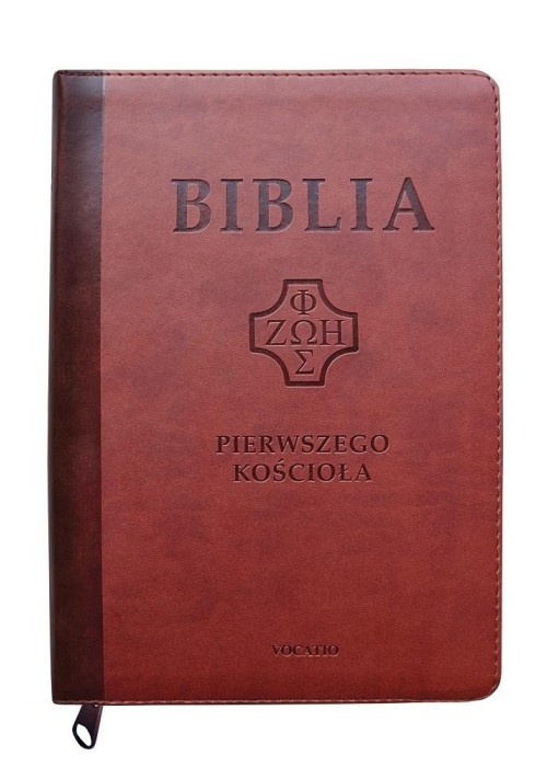 Biblia pierwszego Kościoła z paginat. mahoniowa