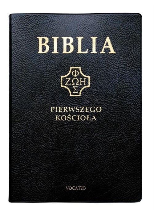Biblia pierwszego Kościoła pvc czarna