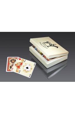Karty lux w pudełku z logo Piatnika PIATNIK