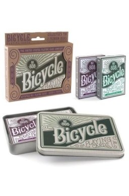 Karty Retro Tin Gift Set BICYCLE