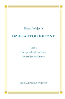 Początki drogi naukowej. Święty Jan od Krzyża