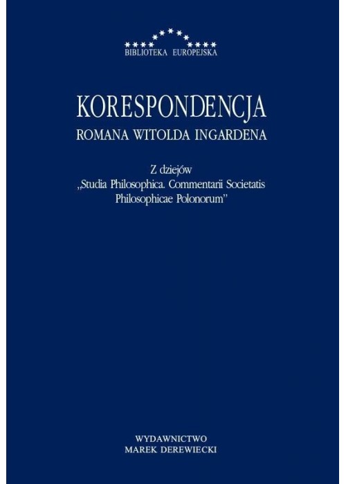 Korespondencja Romana Witolda Ingardena