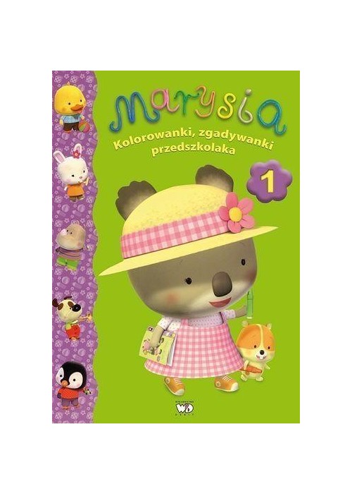 Marysia. Kolorowanki zgadywanki przedszkolaka. 1