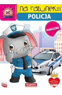 Na ratunek. Policja z naklejkami