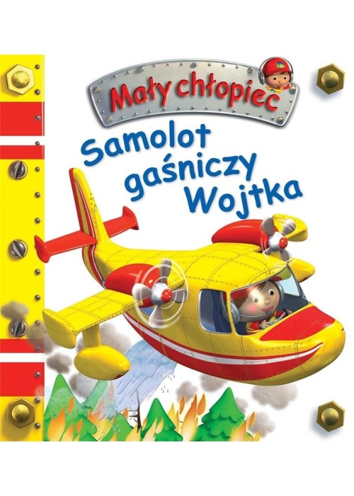 Samolot gaśniczy Wojtka. Mały chłopiec