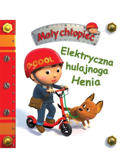 Elektryczna hulajnoga Henia. Mały chłopiec