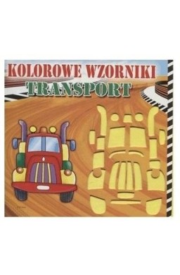 Książeczka kolorowe wzorniki transport