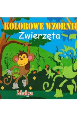 Książeczka kolorowe wzorniki animals