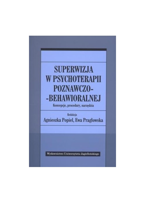 Superwizja w psychoterapii poznawczo-behawioralnej