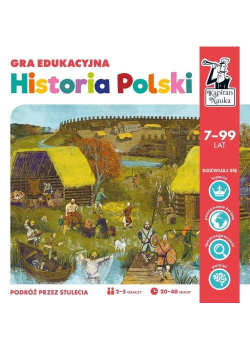 Kapitan Nauka. Historia Polski. Gra edukacyjna