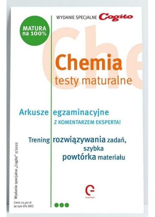 Chemia - testy maturalne 2/2022