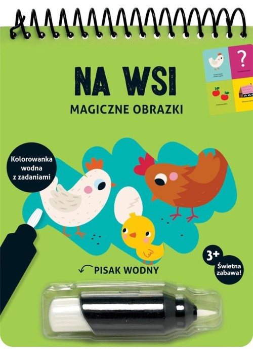 Magiczne obrazki. Na wsi. Kolorowanka wodna