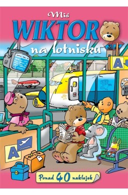 Miś Wiktor na lotnisku