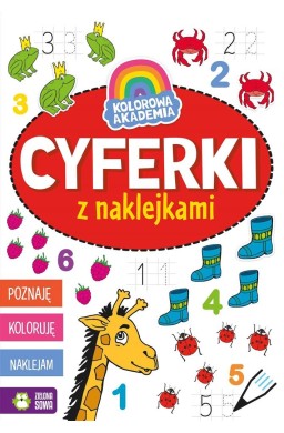 Kolorowa Akademia. Cyferki z naklejkami