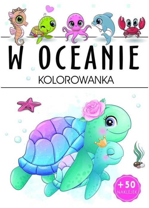 W oceanie - kolorowanka